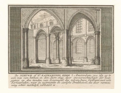 Ruin of the Nieuwe Kerk in Amsterdam After the Fire of 1645