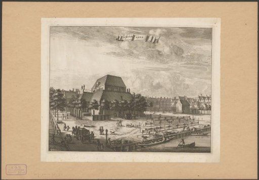 View of the Amstelkerk in Amsterdam