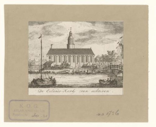 View of the Eilandskerk in Amsterdam