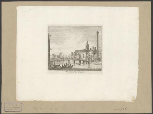 View of the Eiland Church in Amsterdam