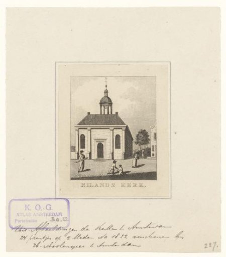 View of the Eilandskerk in Amsterdam