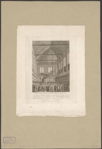 First sermon for the Restored Lutheran Congregation in the Gasthuis Church in Amsterdam, 1791
