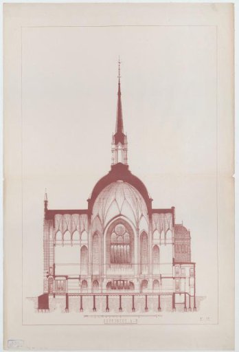 Section of the Koepel Church in Amsterdam