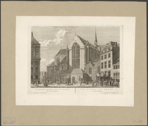 View of the New Church in Amsterdam