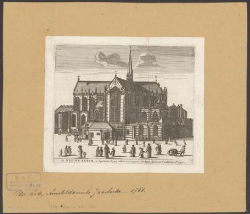 View of the New Church in Amsterdam