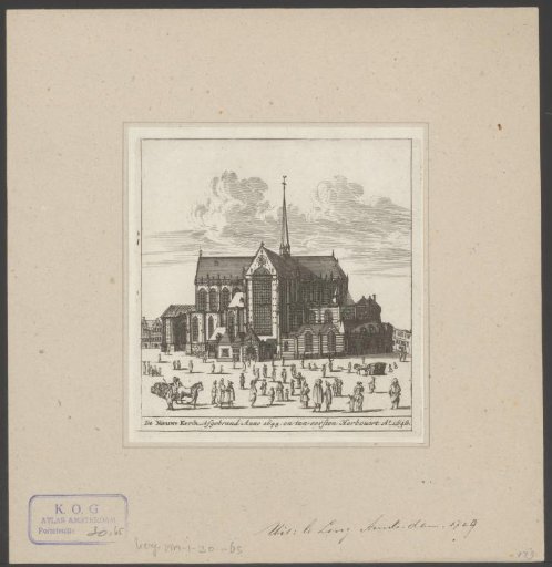 View of the New Church in Amsterdam