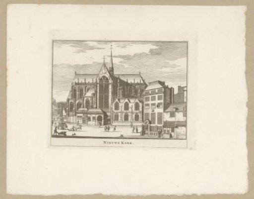 View of the New Church in Amsterdam
