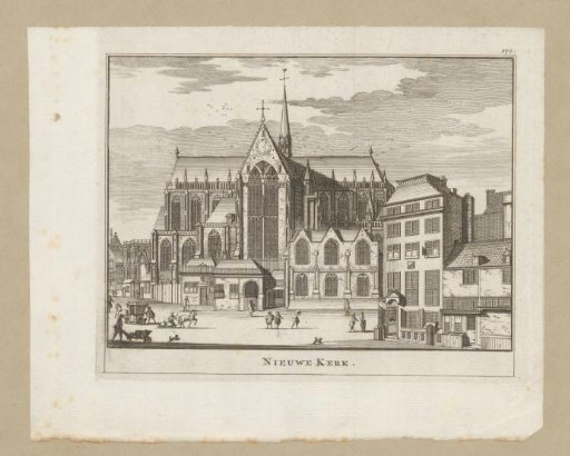 View of the New Church in Amsterdam
