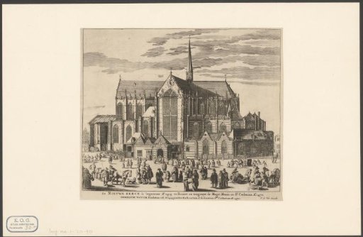 View of the New Church in Amsterdam