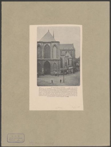 View of the New Church in Amsterdam