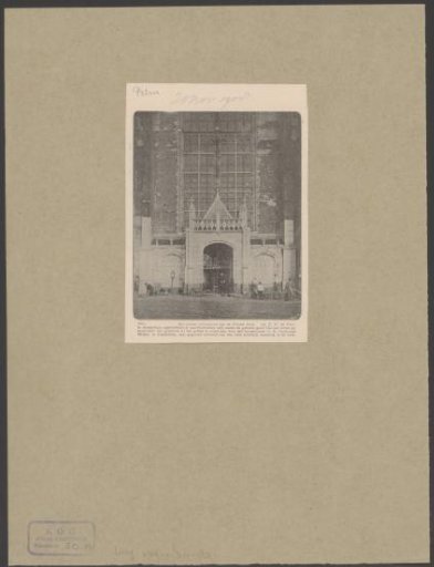 Portal of the New Church in Amsterdam