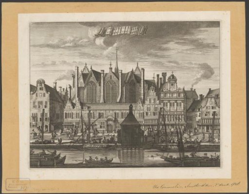 View of the Nieuwezijds Chapel in Amsterdam
