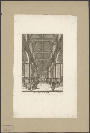 Interior of the Oude Kerk in Amsterdam, viewed towards the east