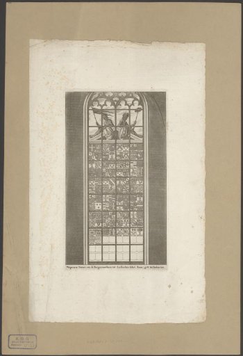 First Burgomasters' Window in the Old Church at Amsterdam