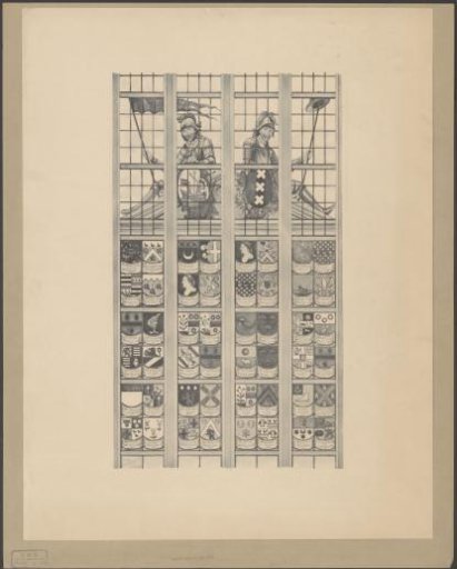 Second Burgomasters' Window in the Old Church at Amsterdam