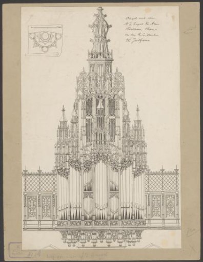 Organ of the Nieuwezijds Chapel in Amsterdam, now of the Sint-Nicolaaskerk in Jutphaas