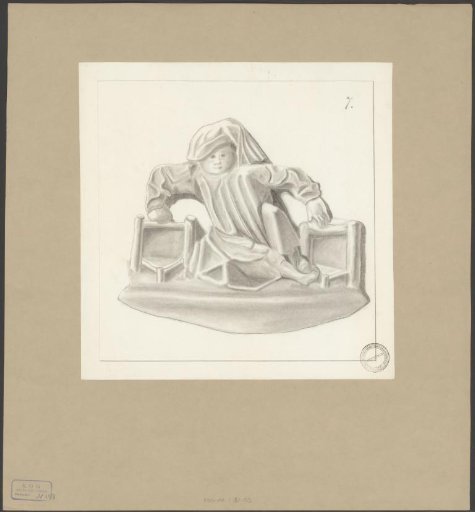 Misericord in the Oude Kerk in Amsterdam