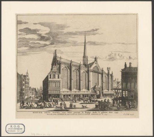 View of the Nieuwezijds Chapel in Amsterdam