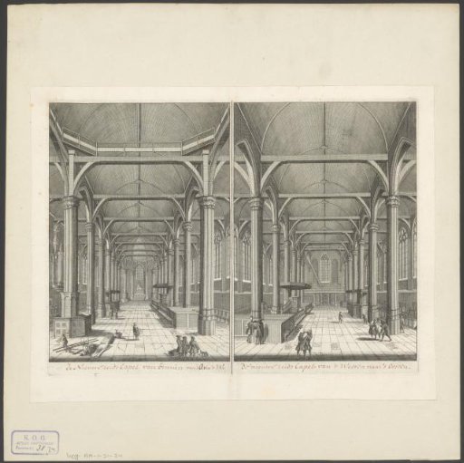 Interior of the Nieuwezijds Chapel in Amsterdam