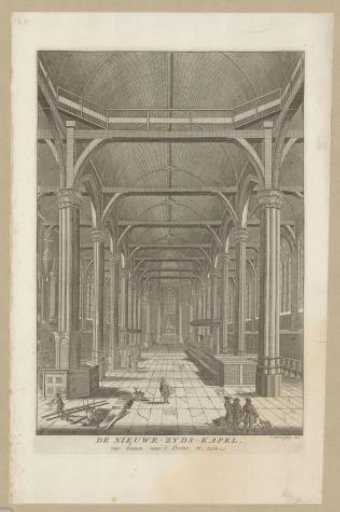 Interior of the Nieuwezijds Chapel in Amsterdam, viewed towards the east