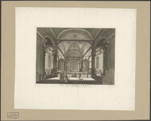 Interior of the Noorderkerk in Amsterdam, Viewed Towards the North