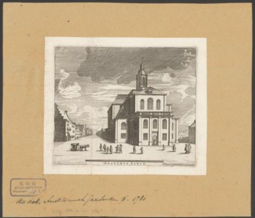 View of the Oosterkerk in Amsterdam