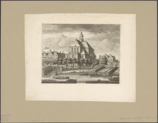 View of the Oosterkerk in Amsterdam