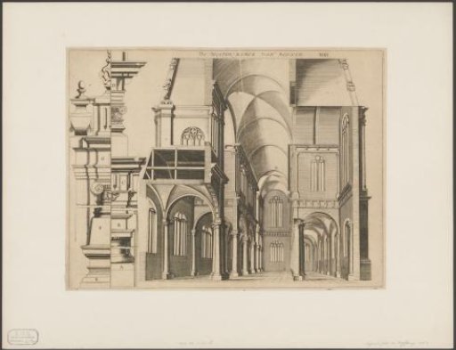 Interior of the Westerkerk in Amsterdam, Viewed Towards the East