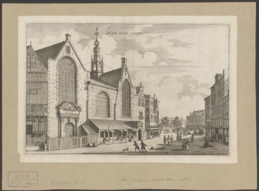 View of the Saint Olof's Chapel (Oudezijds Kapel), Amsterdam