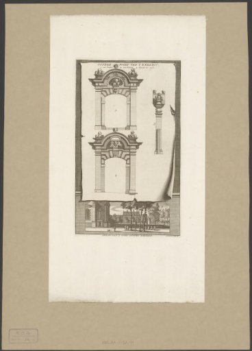 Eastern gate of the cemetery of the Amsterdam Westerkerk