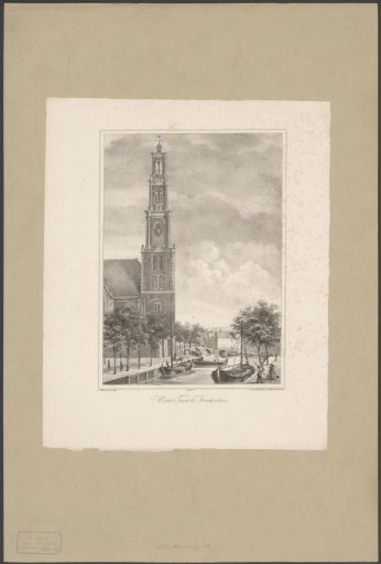 View of the Westertoren in Amsterdam