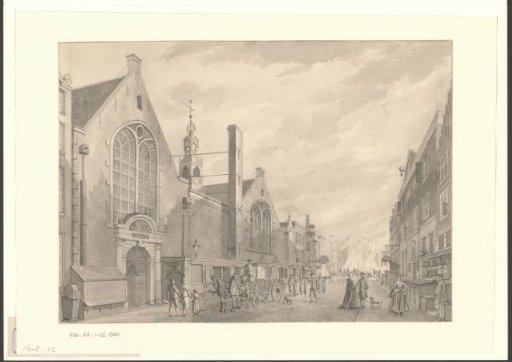 View of the Oudezijds Kapel on the Zeedijk
