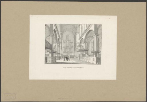 View of the Interior of the Westerkerk in Amsterdam