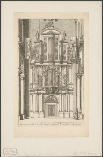 Organ (Duyschot Organ) in the Westerkerk in Amsterdam
