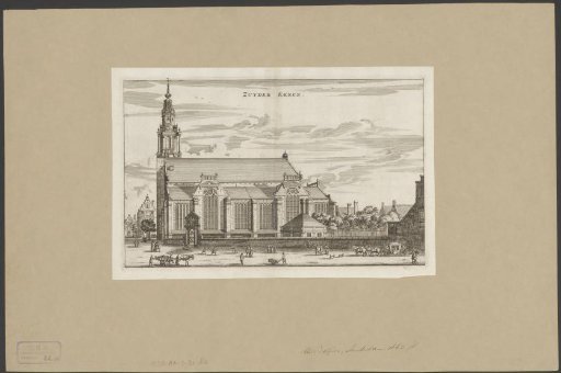 View of the Zuiderkerk in Amsterdam