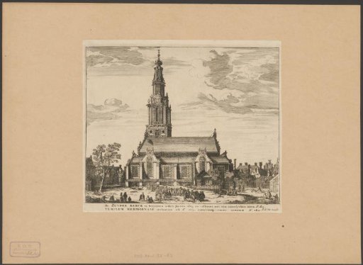 View of the Zuiderkerk in Amsterdam