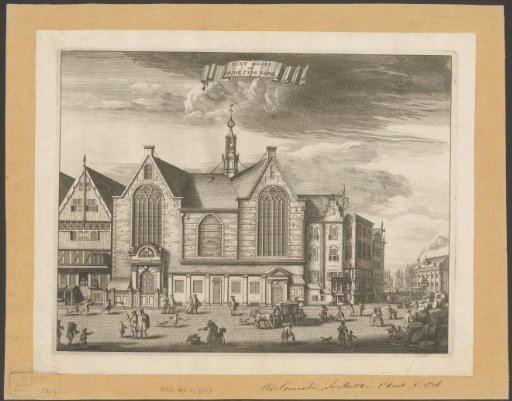 View of the Saint Olof's Chapel (Oudezijds Kapel), Amsterdam