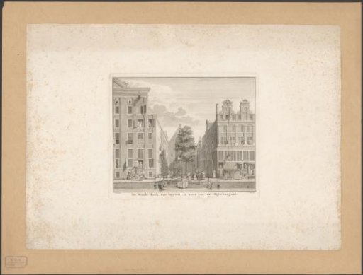 View of the Walloon Church and the Walenpleintje in Amsterdam