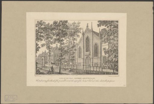 View of Christ Church in Amsterdam