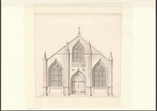 Facade of the Christ Church in Amsterdam