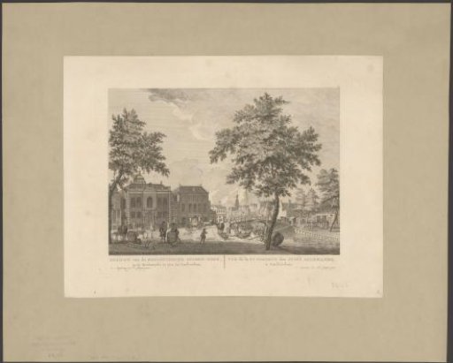 View of the New and Great Synagogue in Amsterdam