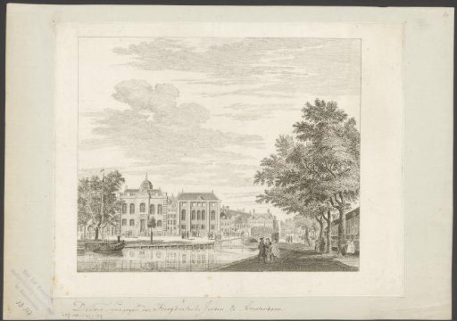View of the New and Great Synagogue in Amsterdam