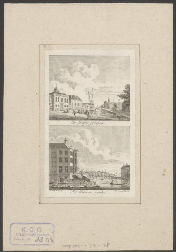 Views of the New and Great Synagogue and the Diaconieweeshuis in Amsterdam