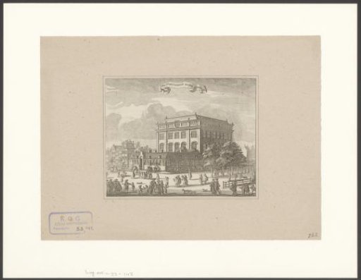 View of the Portuguese Synagogue in Amsterdam