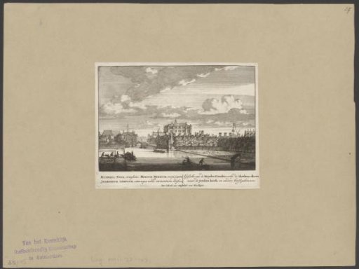 View of the Muidergracht in Amsterdam