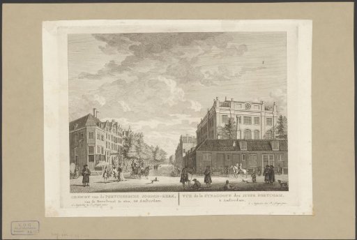 View of the Portuguese Synagogue in Amsterdam