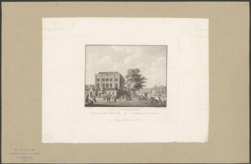 View of the Portuguese Synagogue in Amsterdam