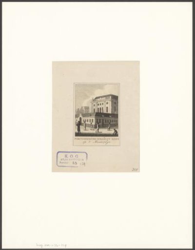 View of the Portuguese Synagogue in Amsterdam