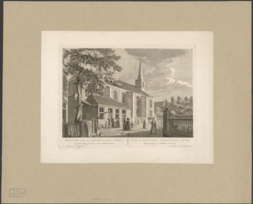 View of the English Church in Amsterdam