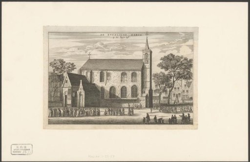 View of the English Church in Amsterdam